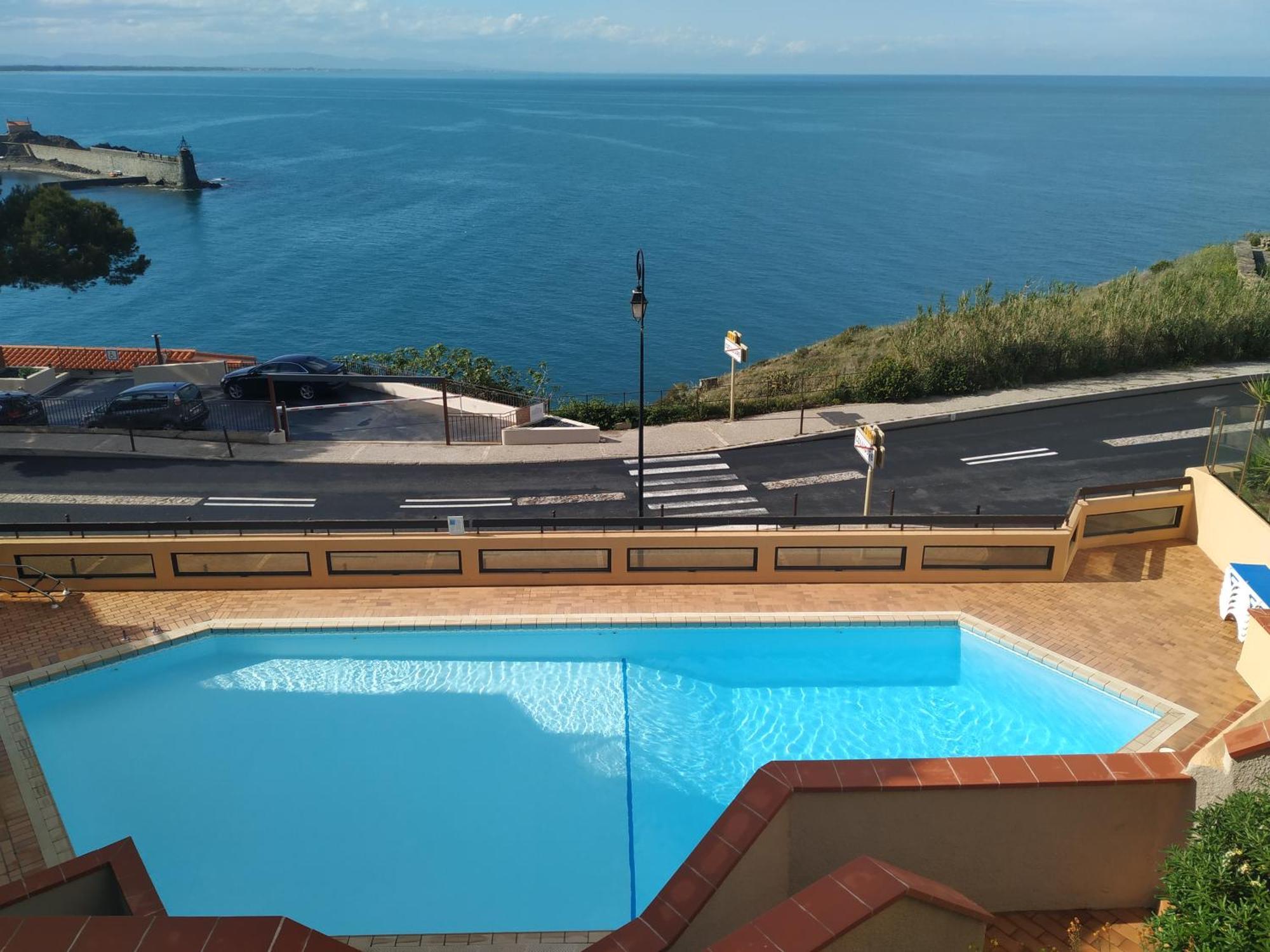 Location Vue Mer Du Samedi Au Samedi, Clim, Parking, Piscine, Plage Collioure Kültér fotó